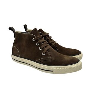 Converse All Star Shoes Mens Sz‎ 8 Brown Suede High Top Casual Lace Up Retro